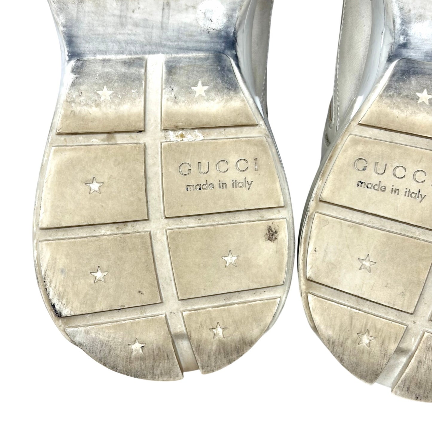 Gucci Distressed Rhyton Sneakers