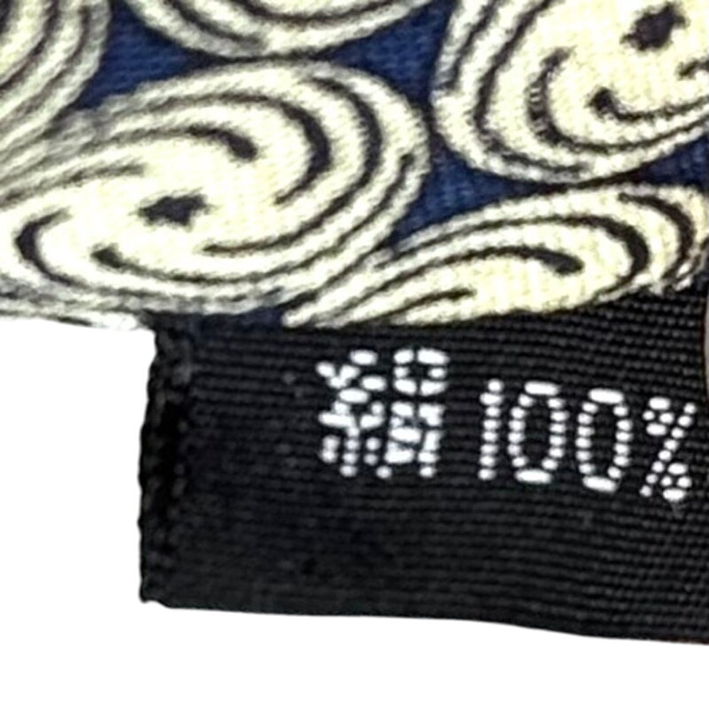 Christian Dior Whirlpool Pattern Tie