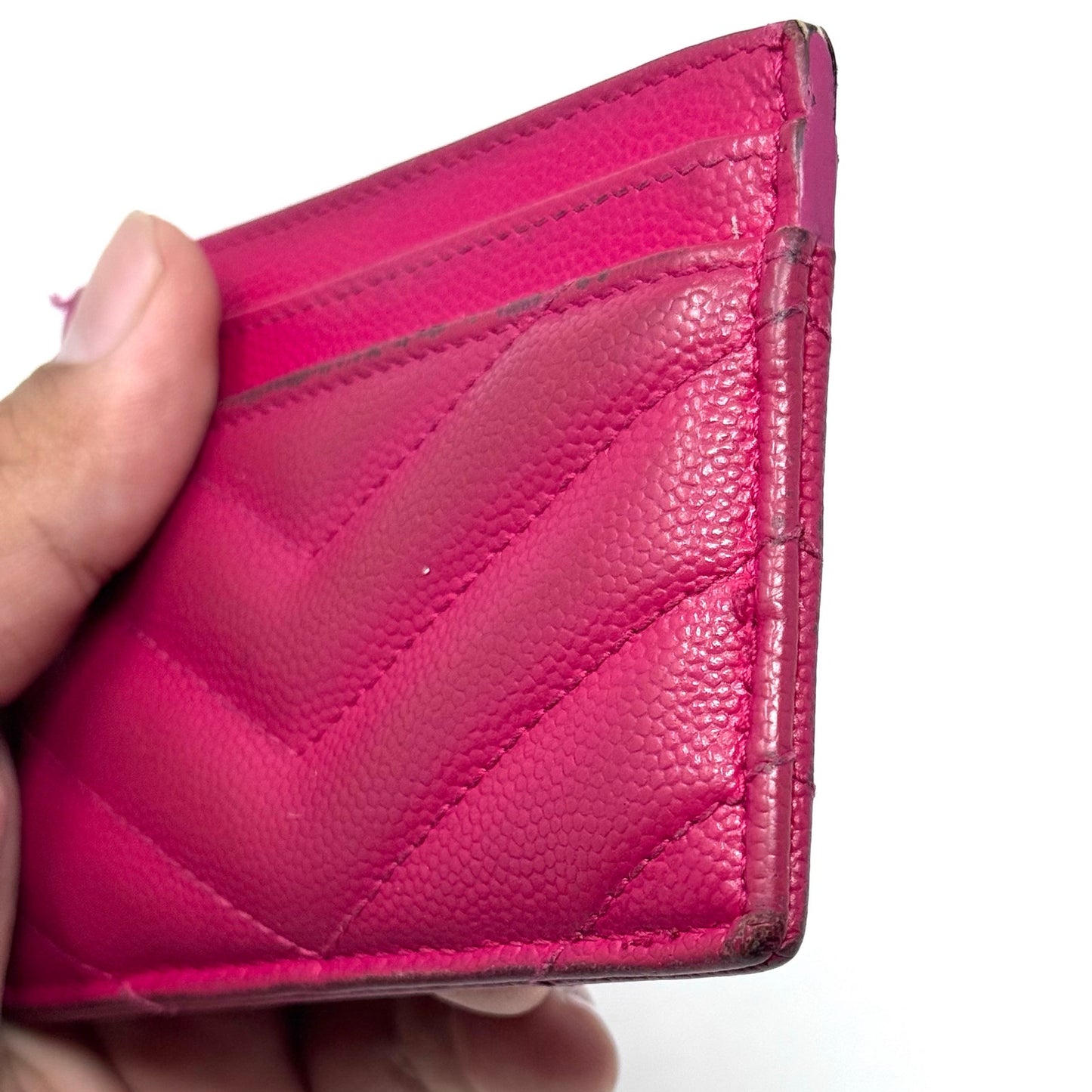 YSL All Black Cardholder Wallet