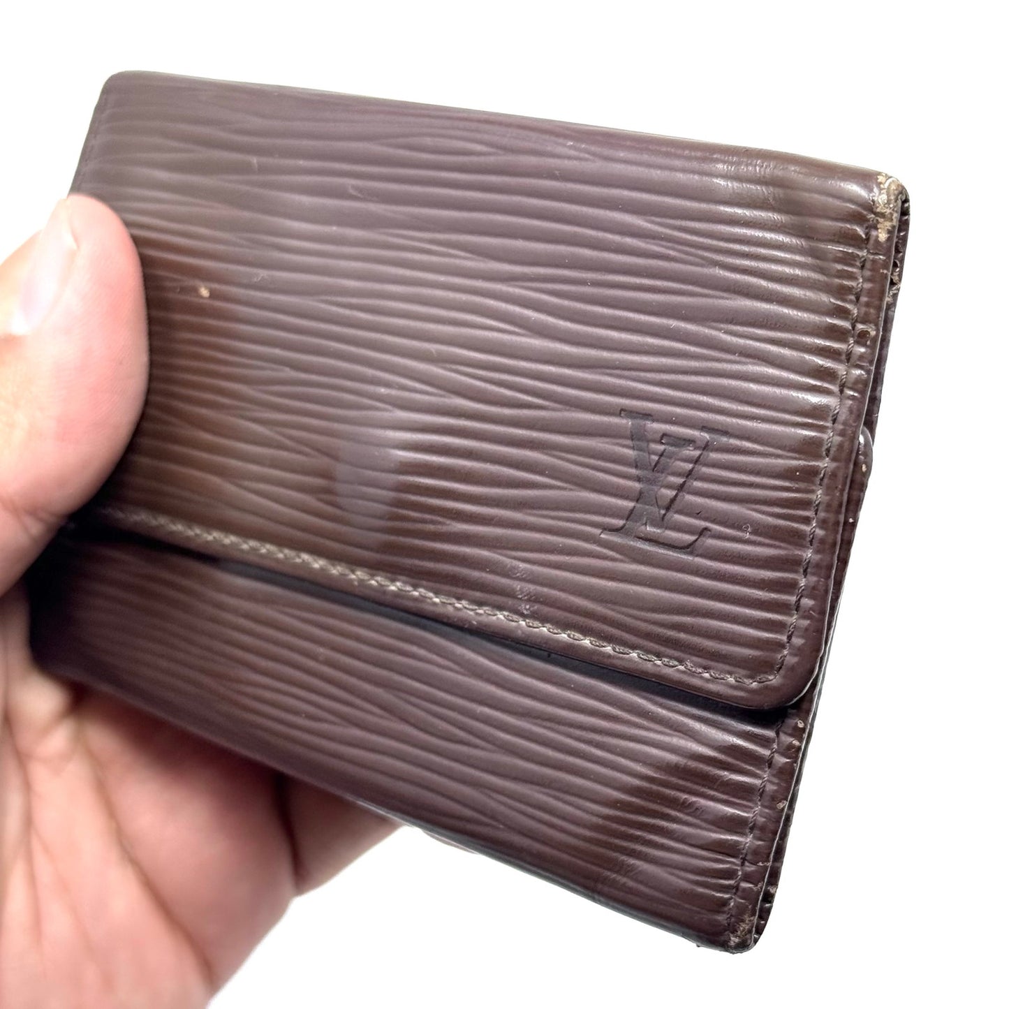 Louis Vuitton Brown Epi Key Case