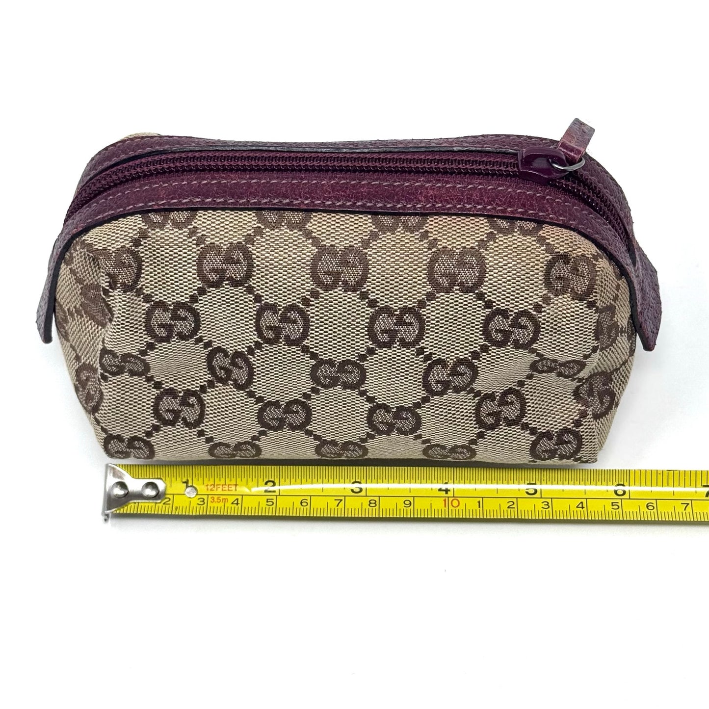 Gucci Canvas Zipper Pouch