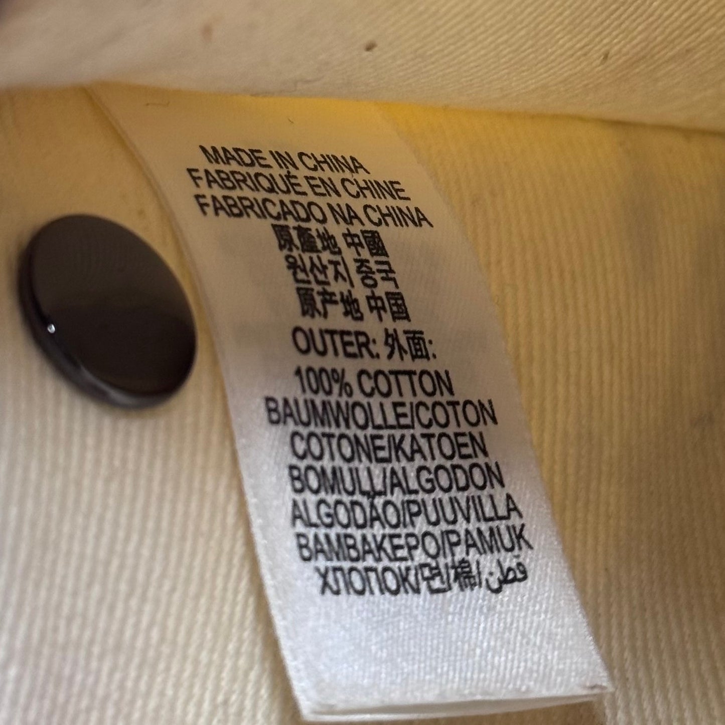 Burberry Striped Canvas Pouch