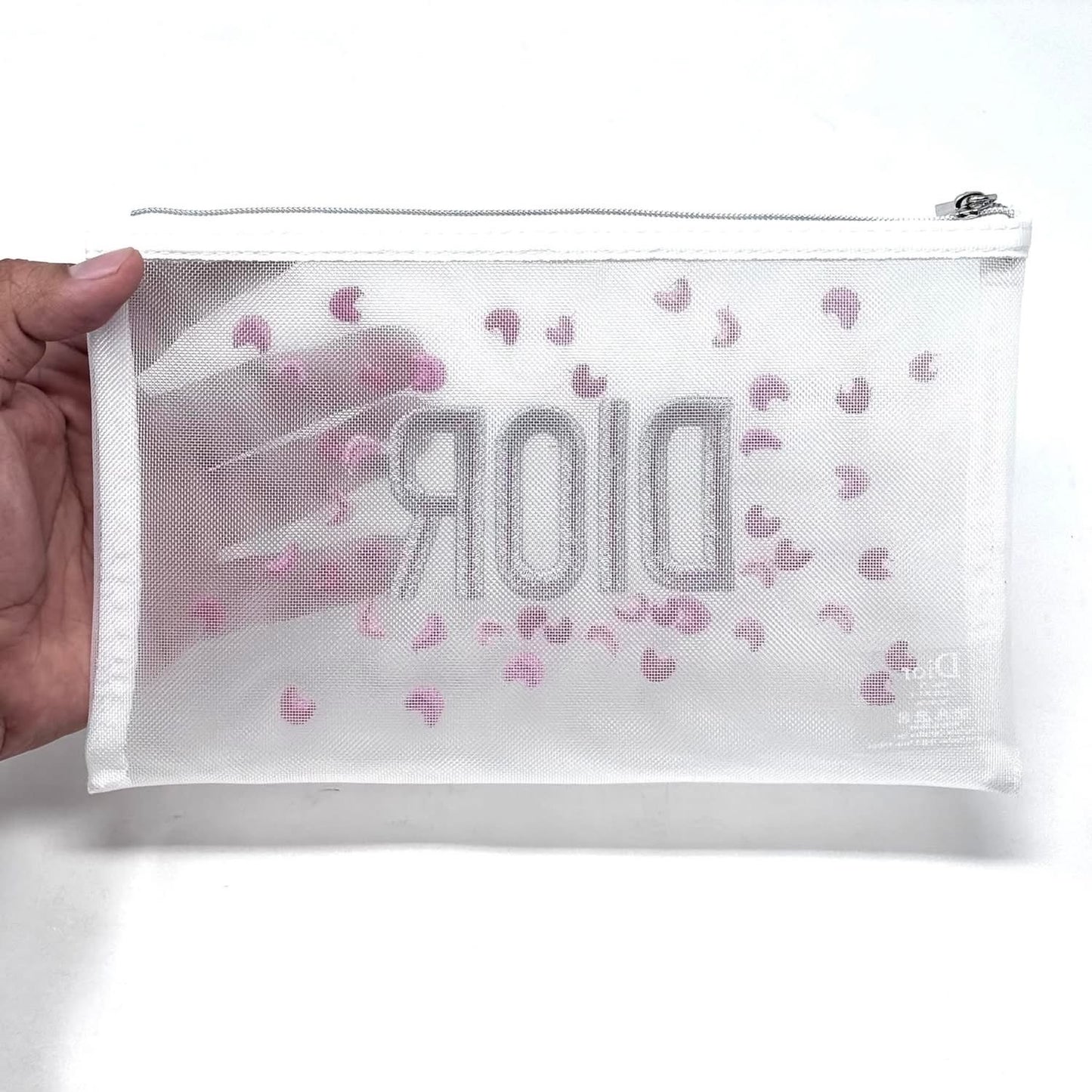 Dior Mesh Zipper Pouch