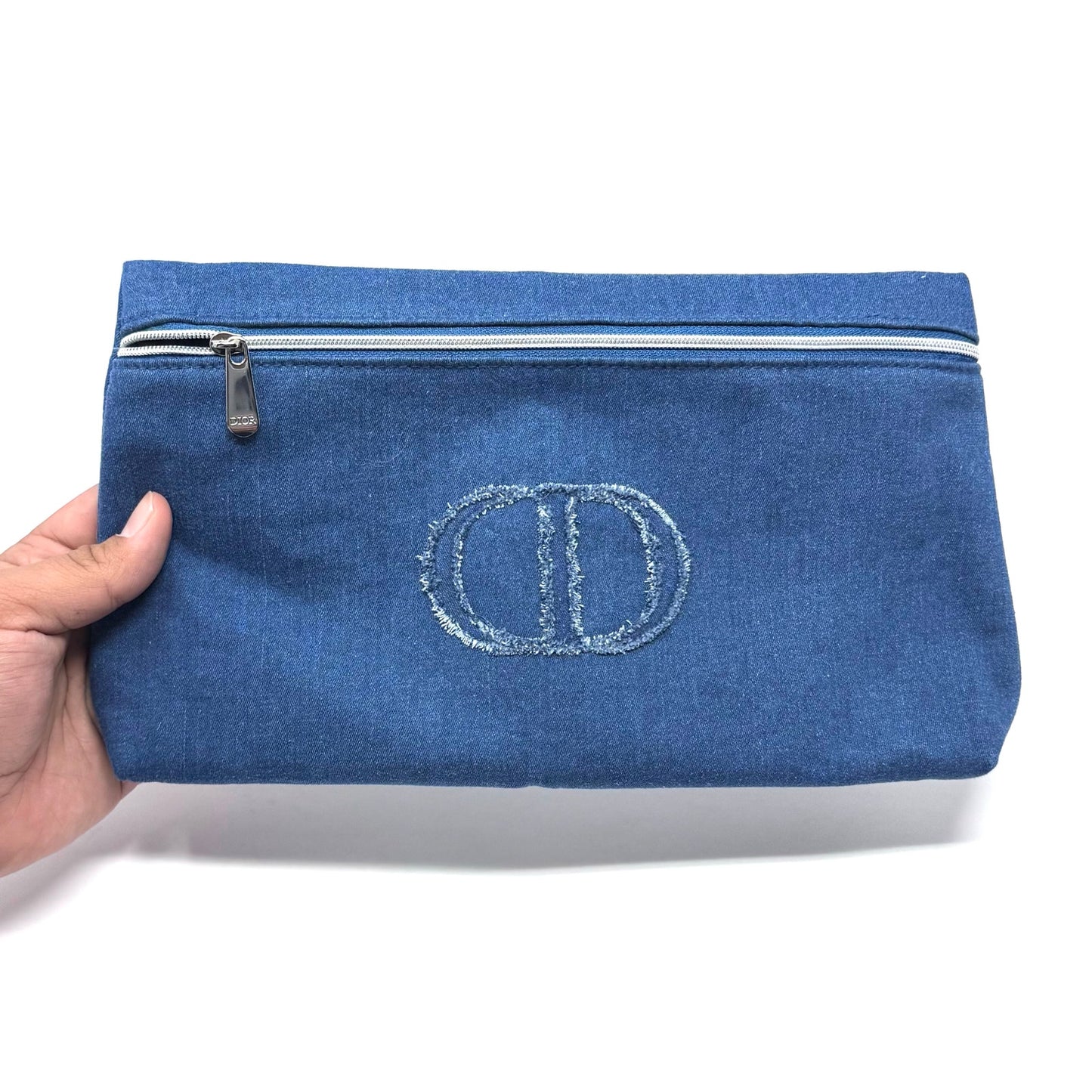 Dior Denim Zipper Pouch