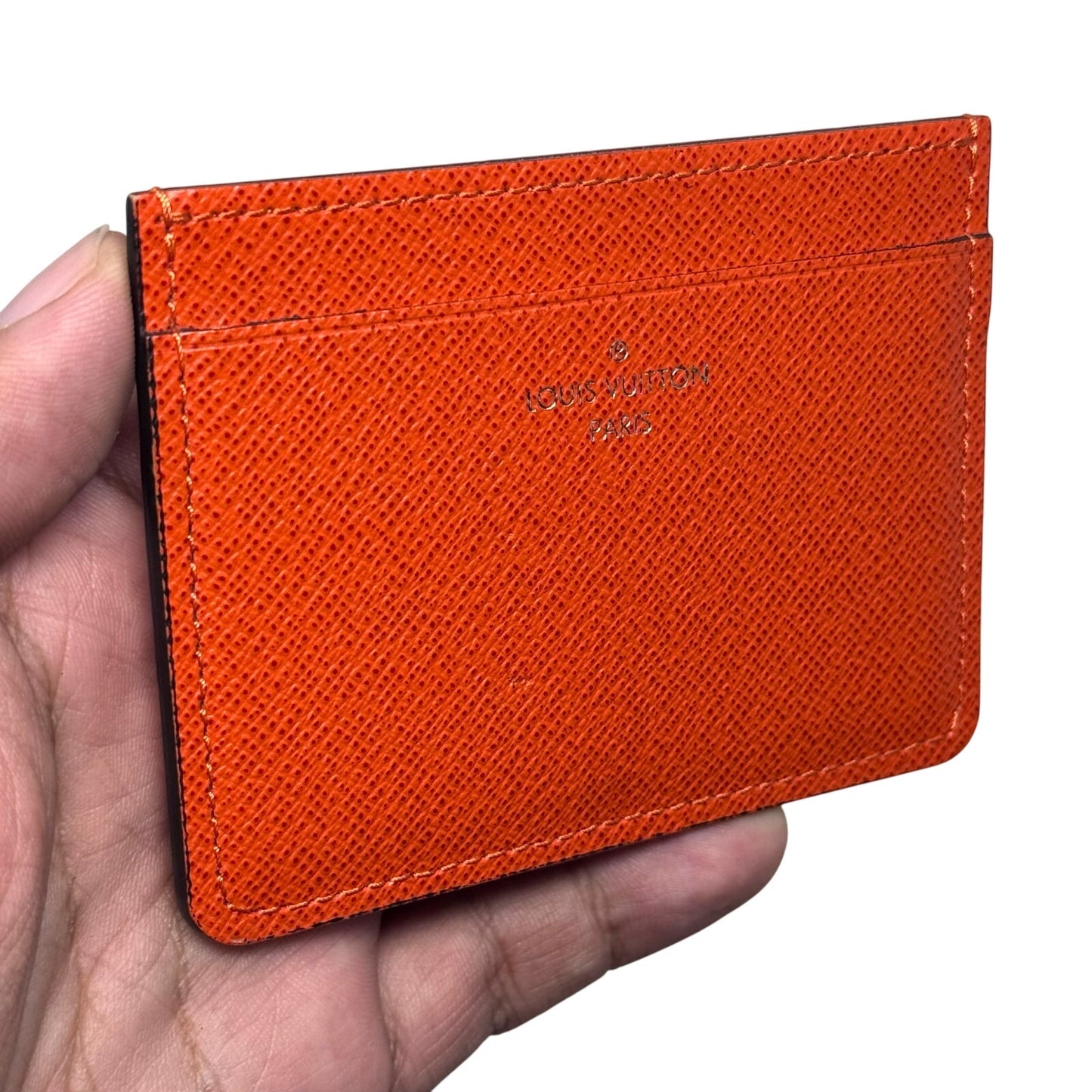 Louis Vuitton Orange Cardholder Wallet