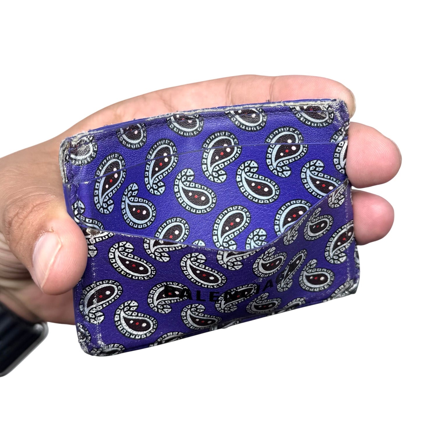 Balenciaga Paisley Cardholder Wallet