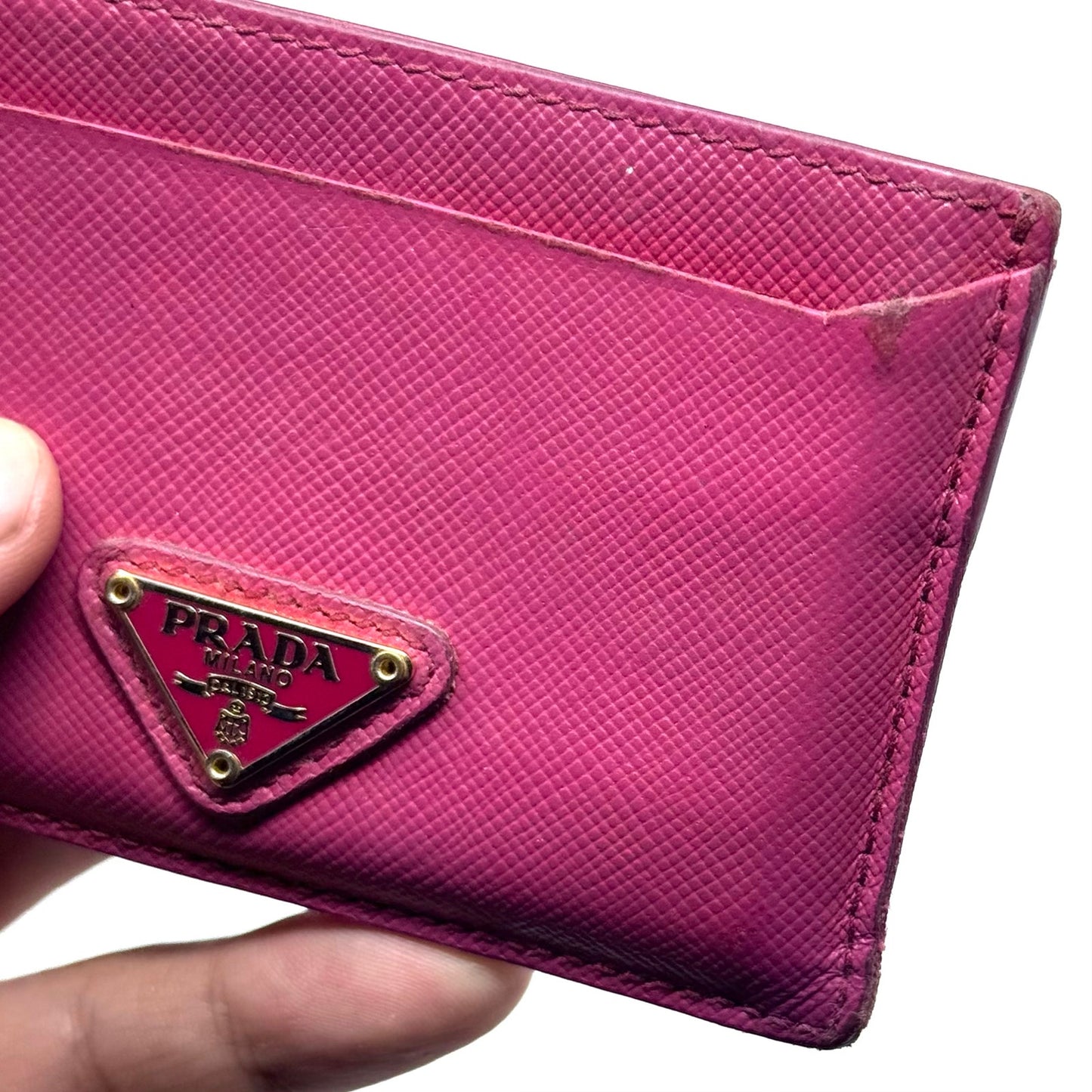 Prada Pink Cardholder Wallet