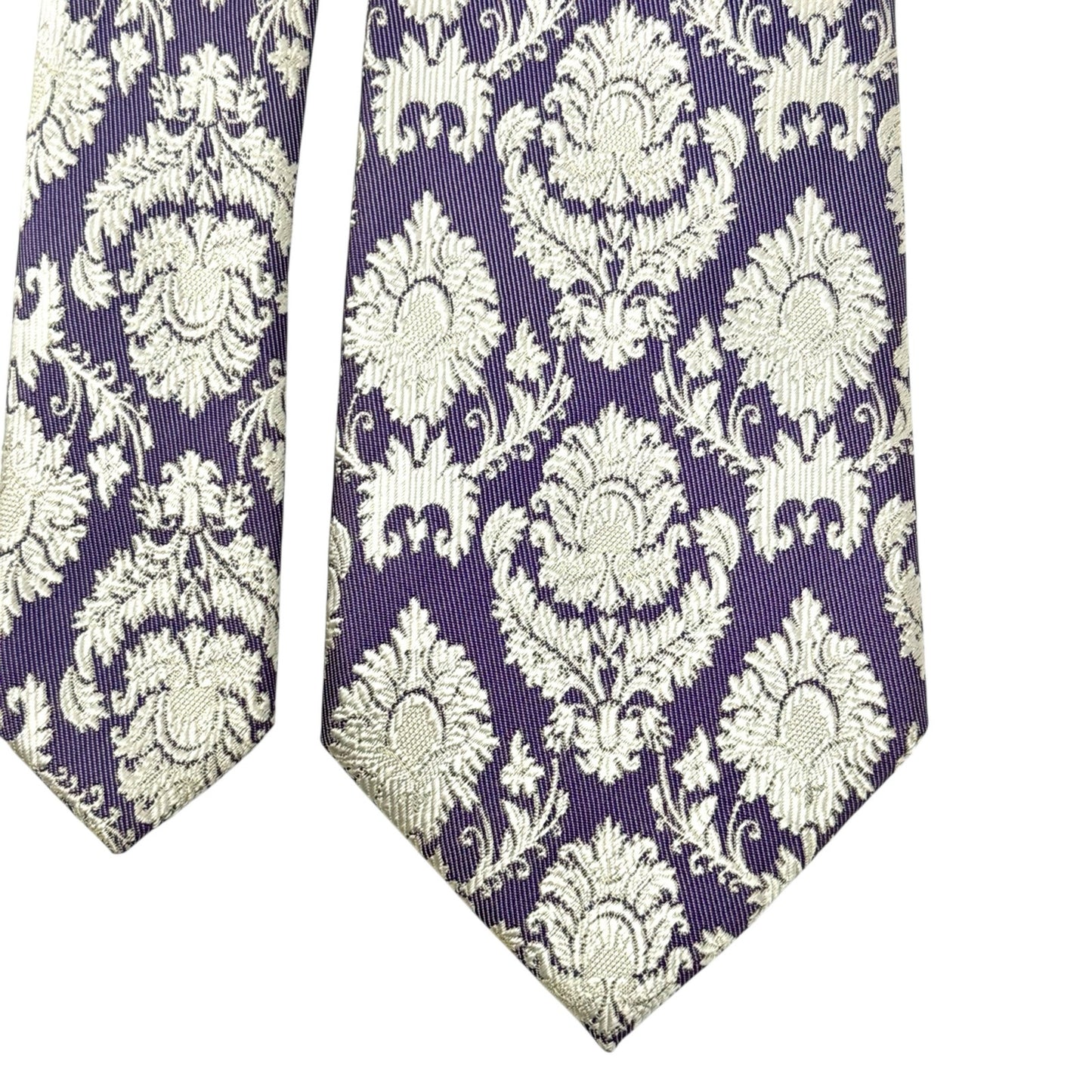 Alexander McQueen Purple Pattern Tie
