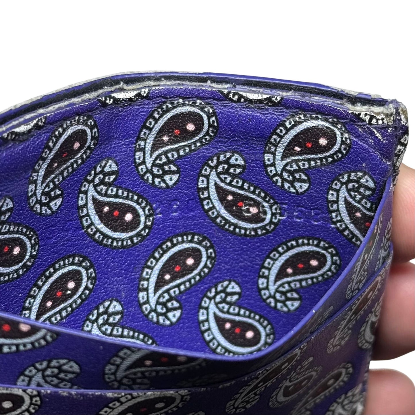 Balenciaga Paisley Cardholder Wallet