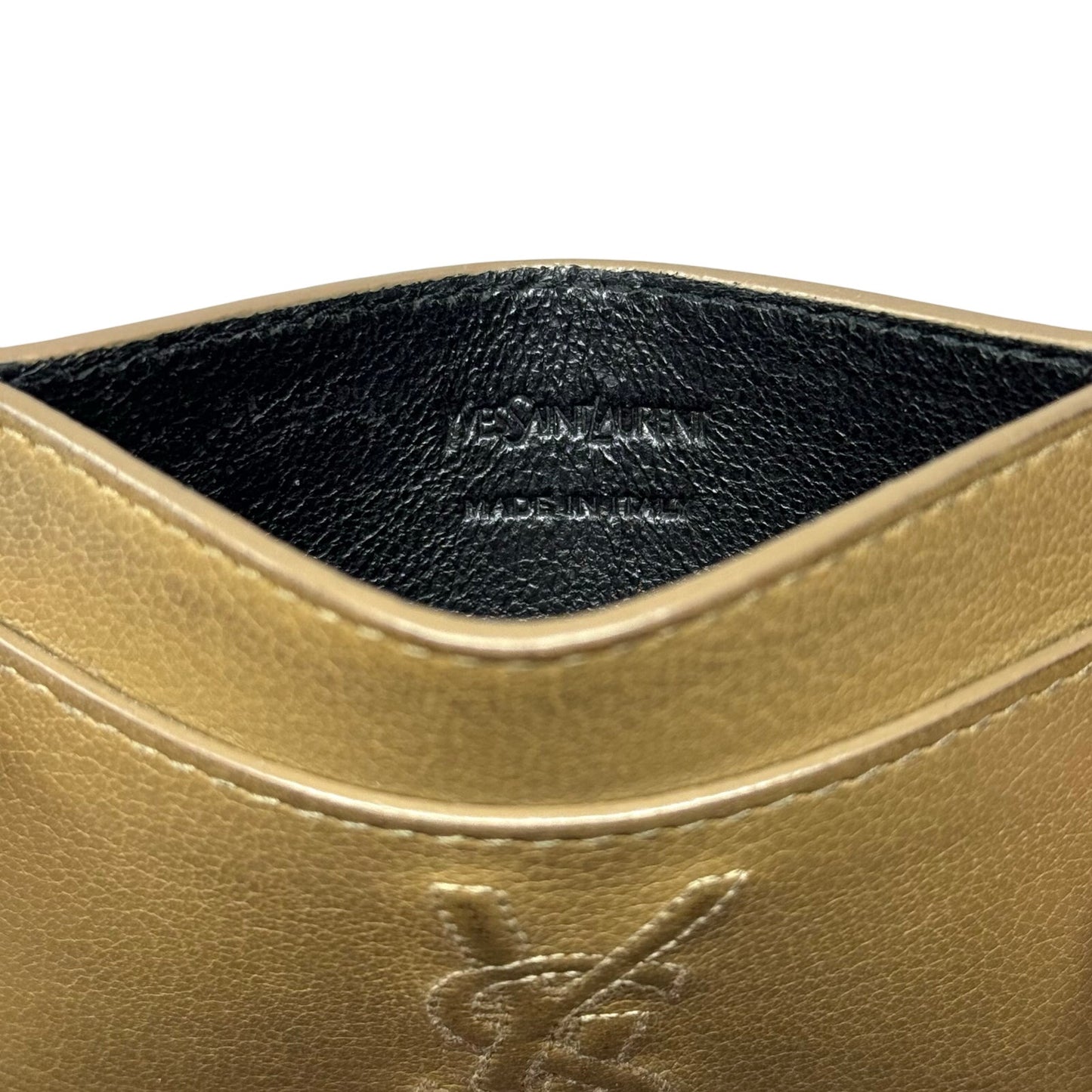 YSL Logo Cardholder Wallet