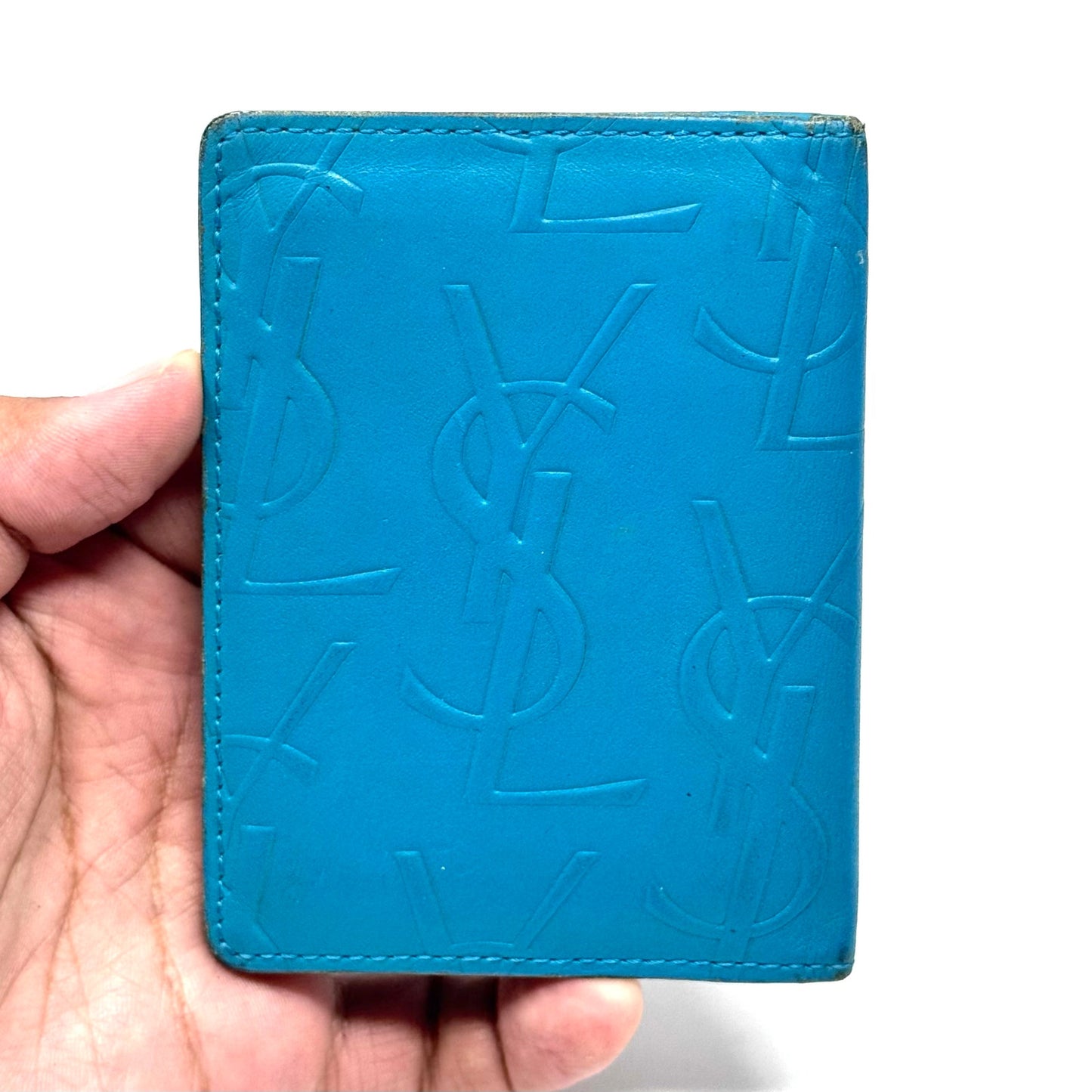 YSL All Black Cardholder Wallet