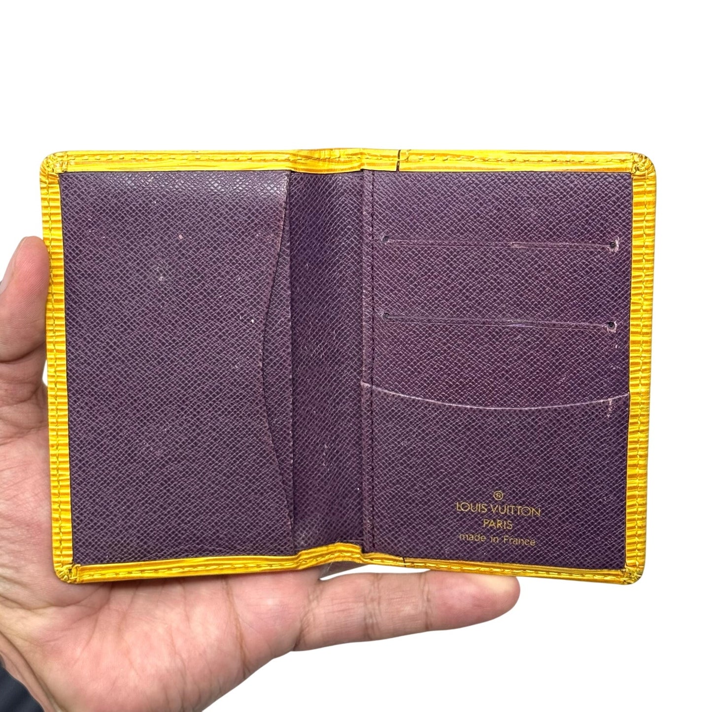 Louis Vuitton Yellow Pocket Organizer