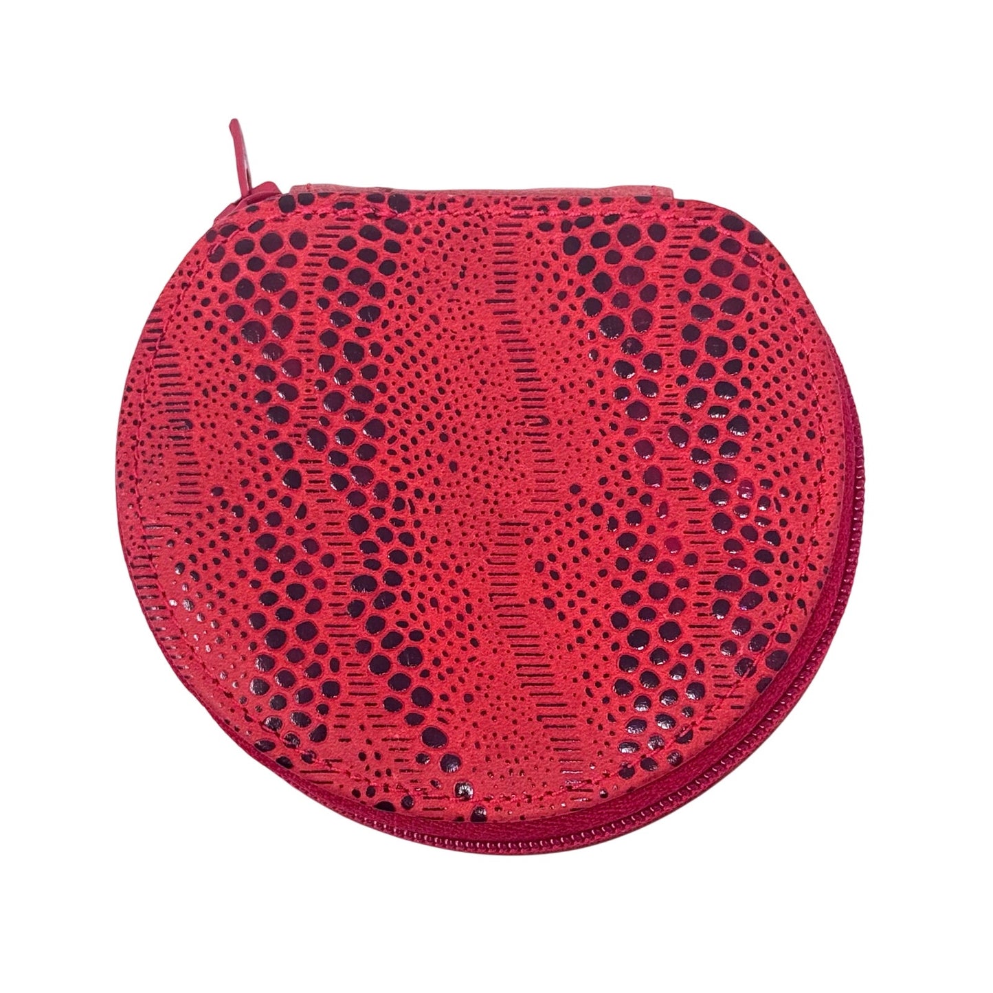 Versace Red Zipper Pouch