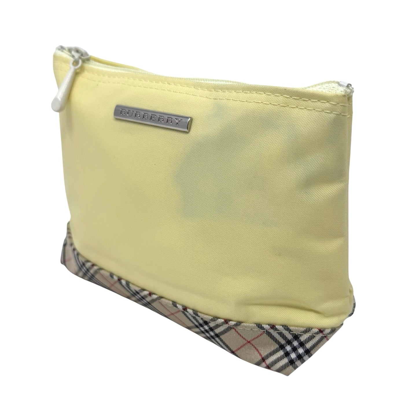 Burberry Yellow Zipper Pouch