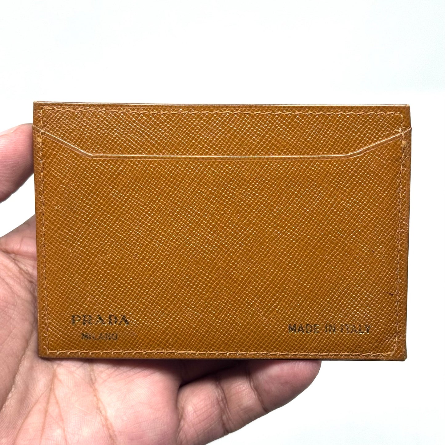 Prada Brown Cardholder Wallet