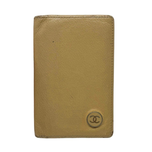 Chanel Beige Bifold Wallet