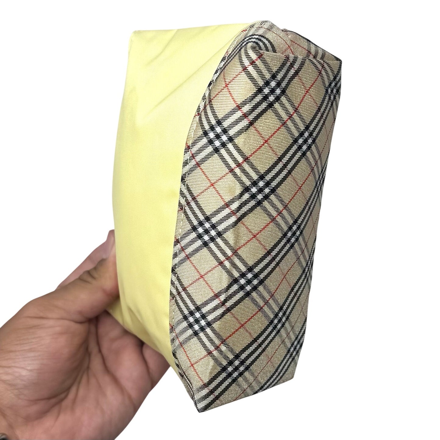 Burberry Yellow Zipper Pouch