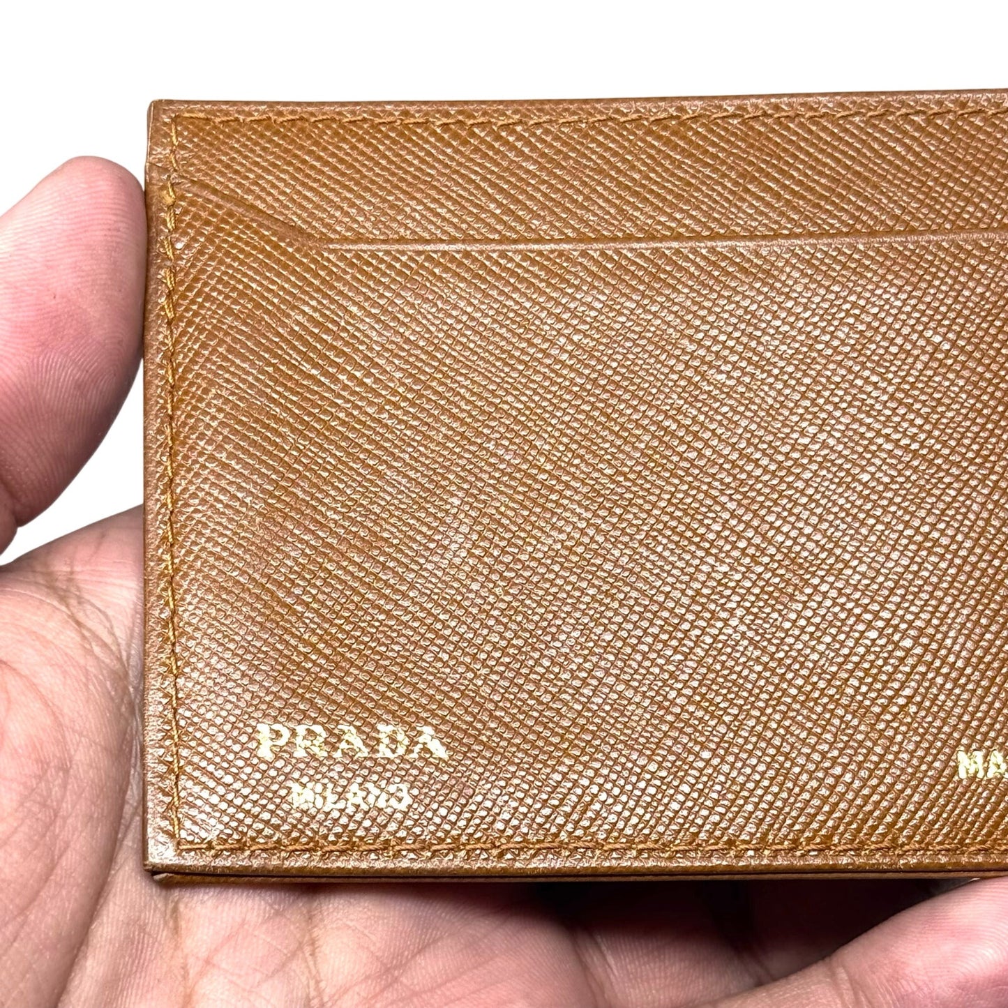 Prada Brown Cardholder Wallet
