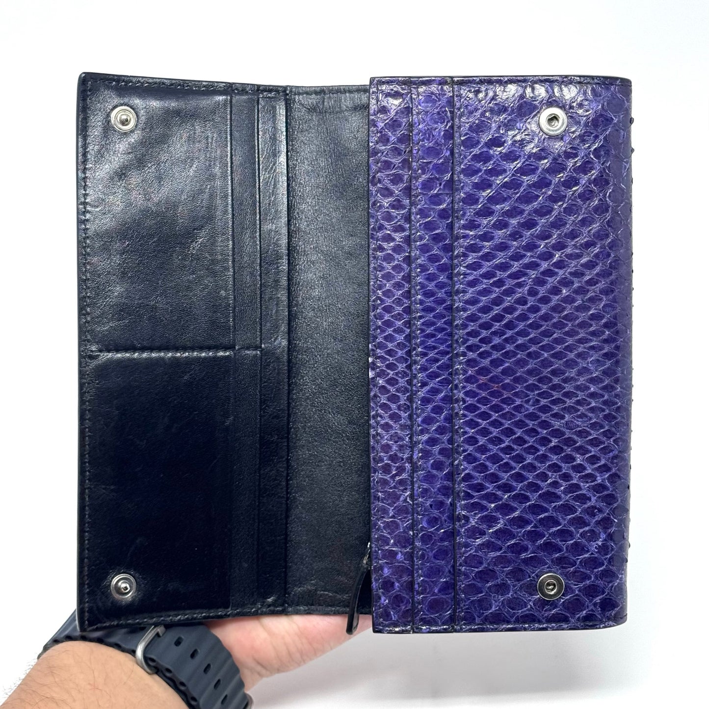 Tom Ford Purple Python Wallet