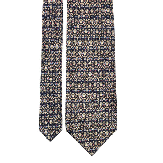 Christian Dior Abstract Pattern Tie