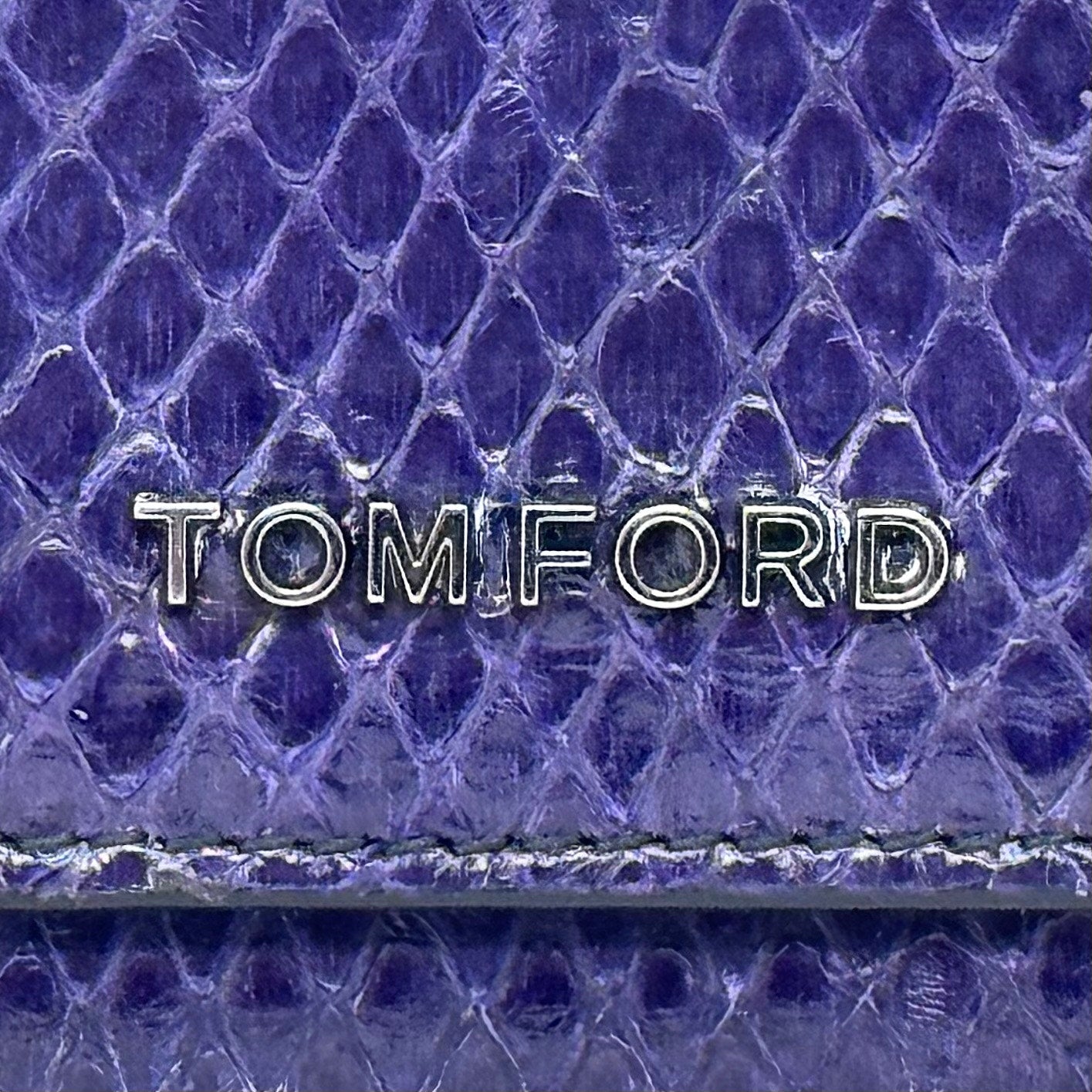 Tom Ford Purple Python Wallet