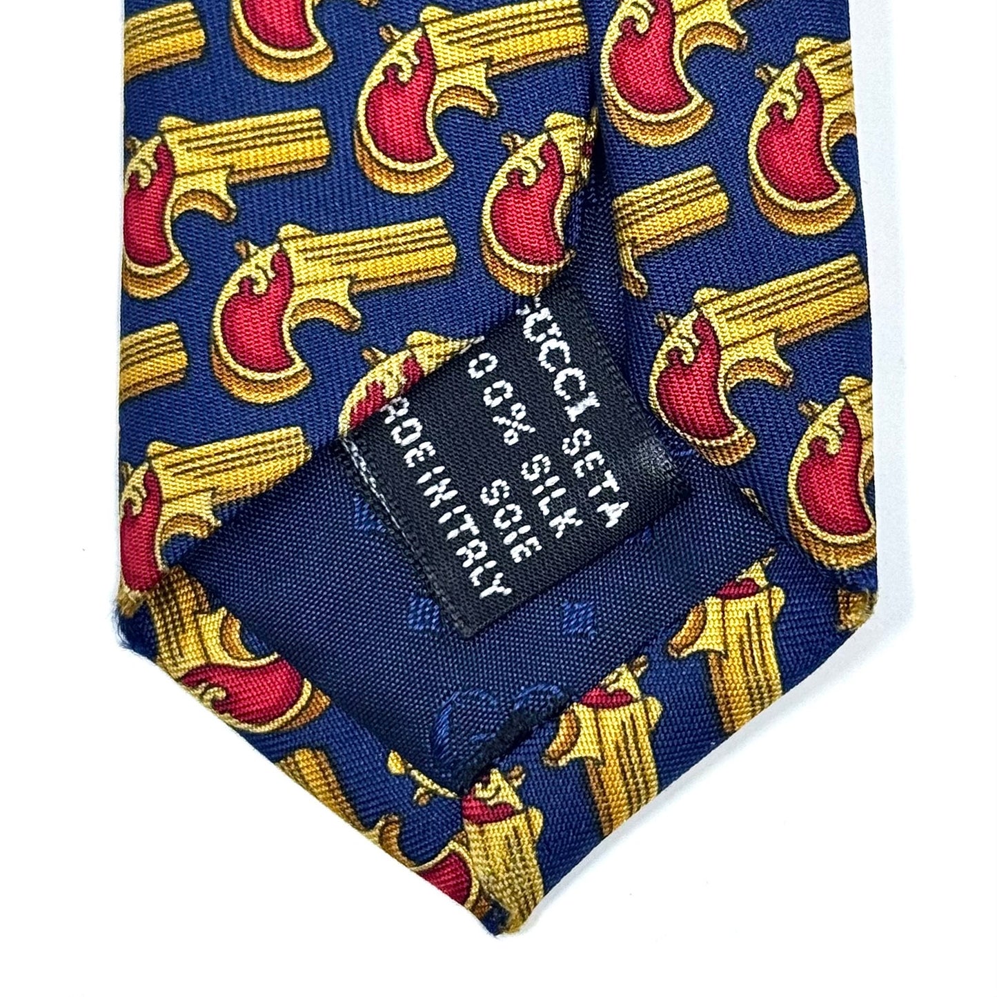Gucci Vintage ‘Pistol’ Tie
