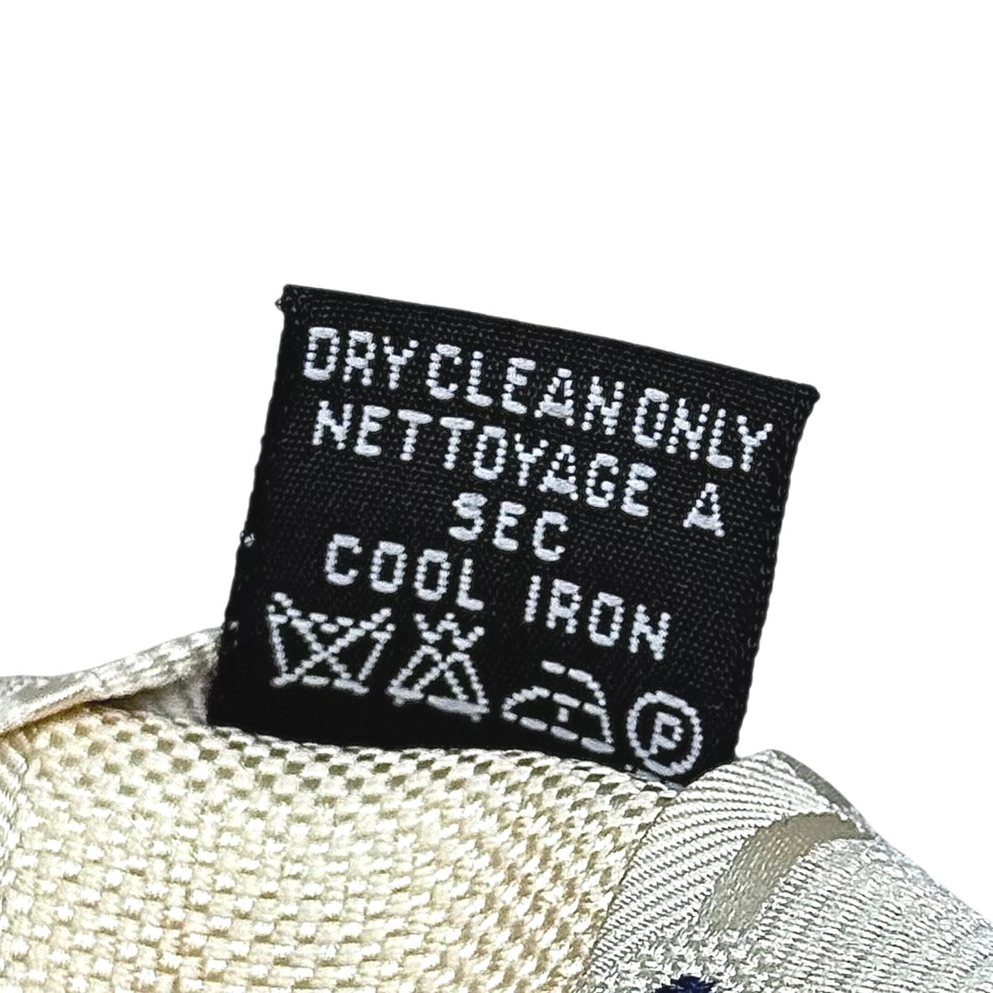 Chanel ‘CC’ Beige Pattern Tie