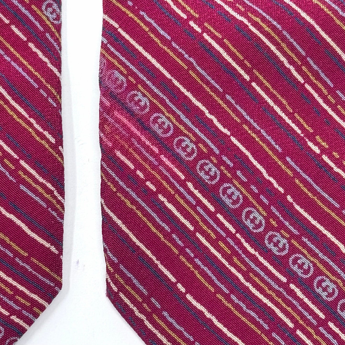 Gucci Vintage ‘GG’ Pattern Tie