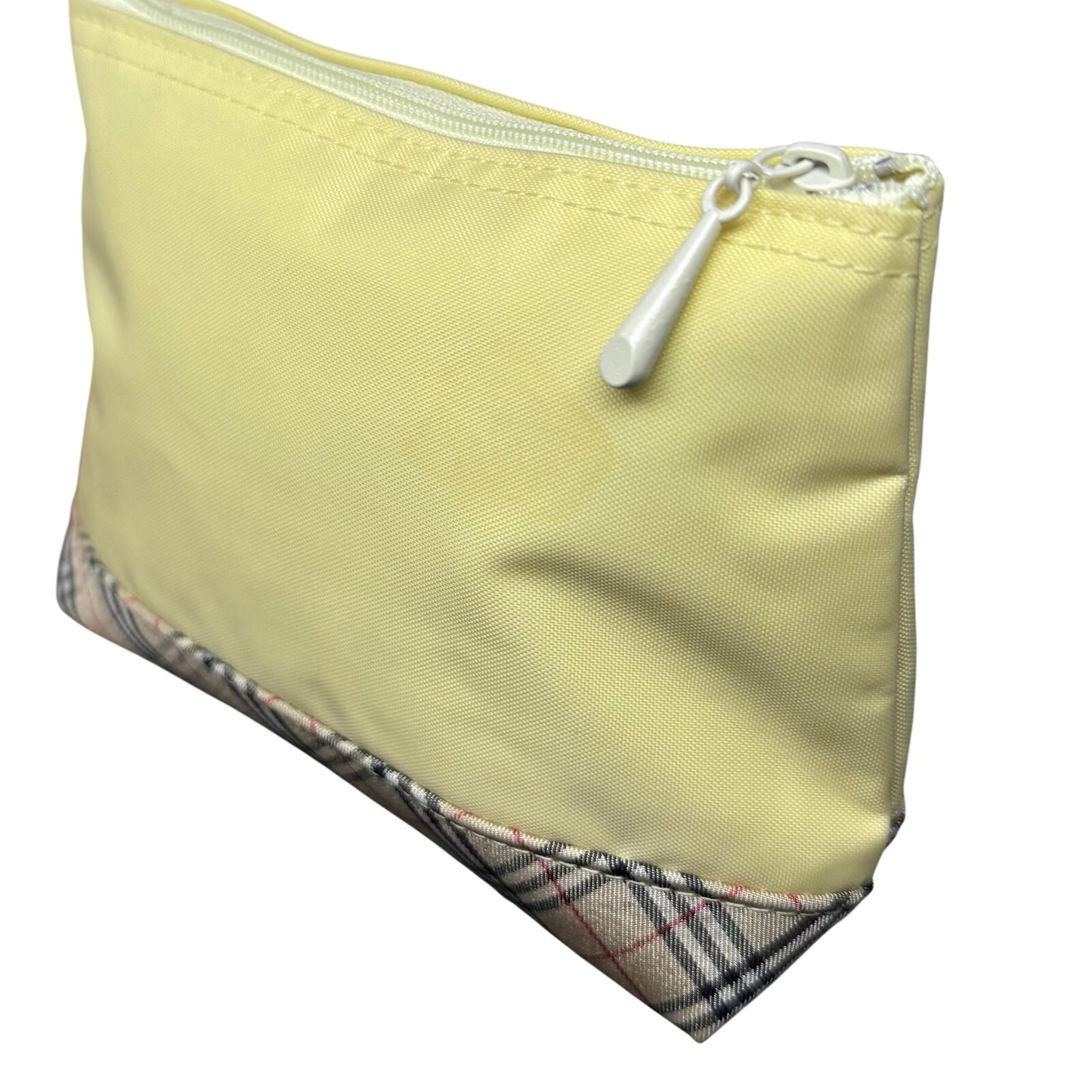 Burberry Yellow Zipper Pouch