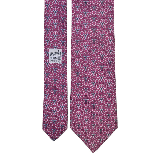 Hermes Abstract Pattern Tie