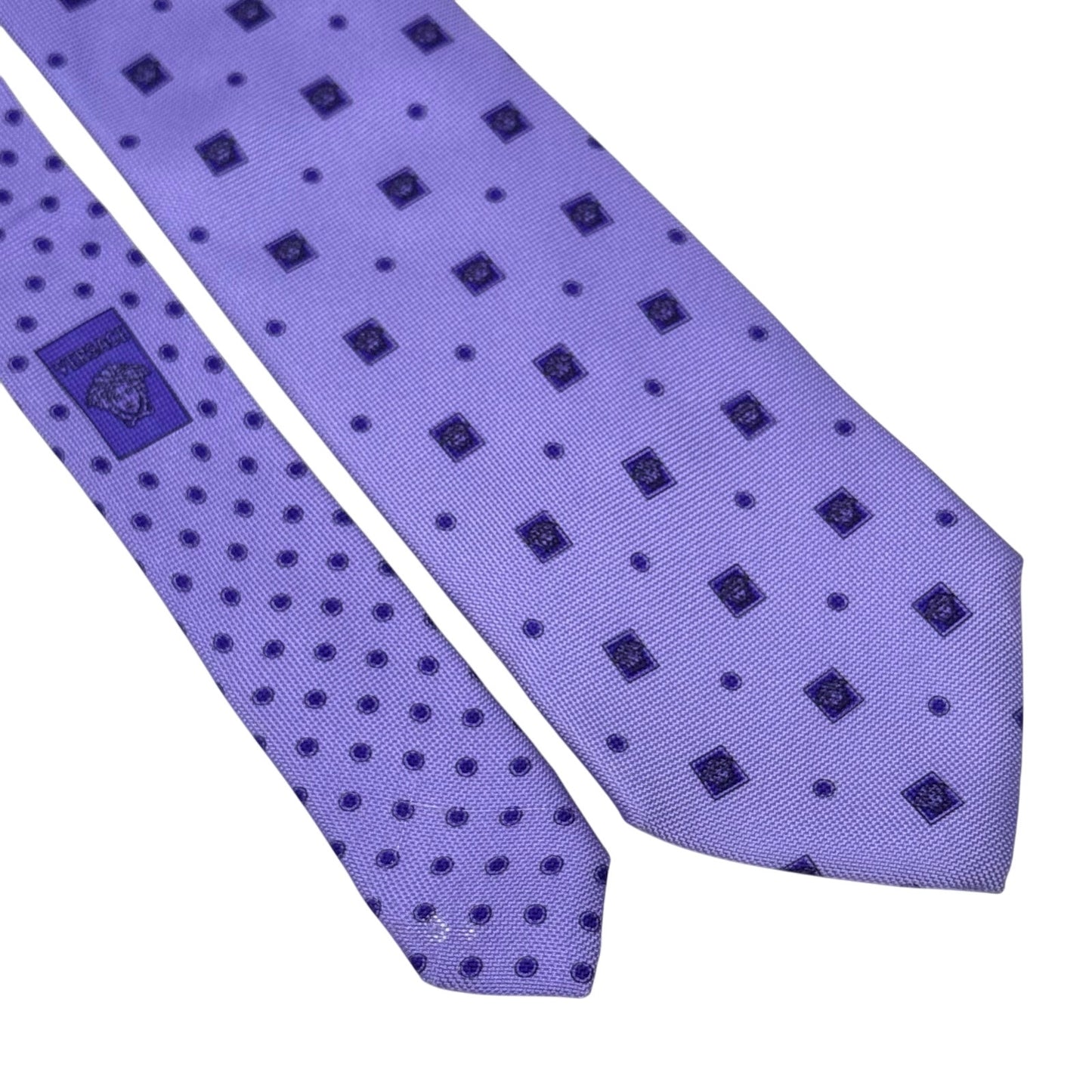 Versace Purple Medusa Tie