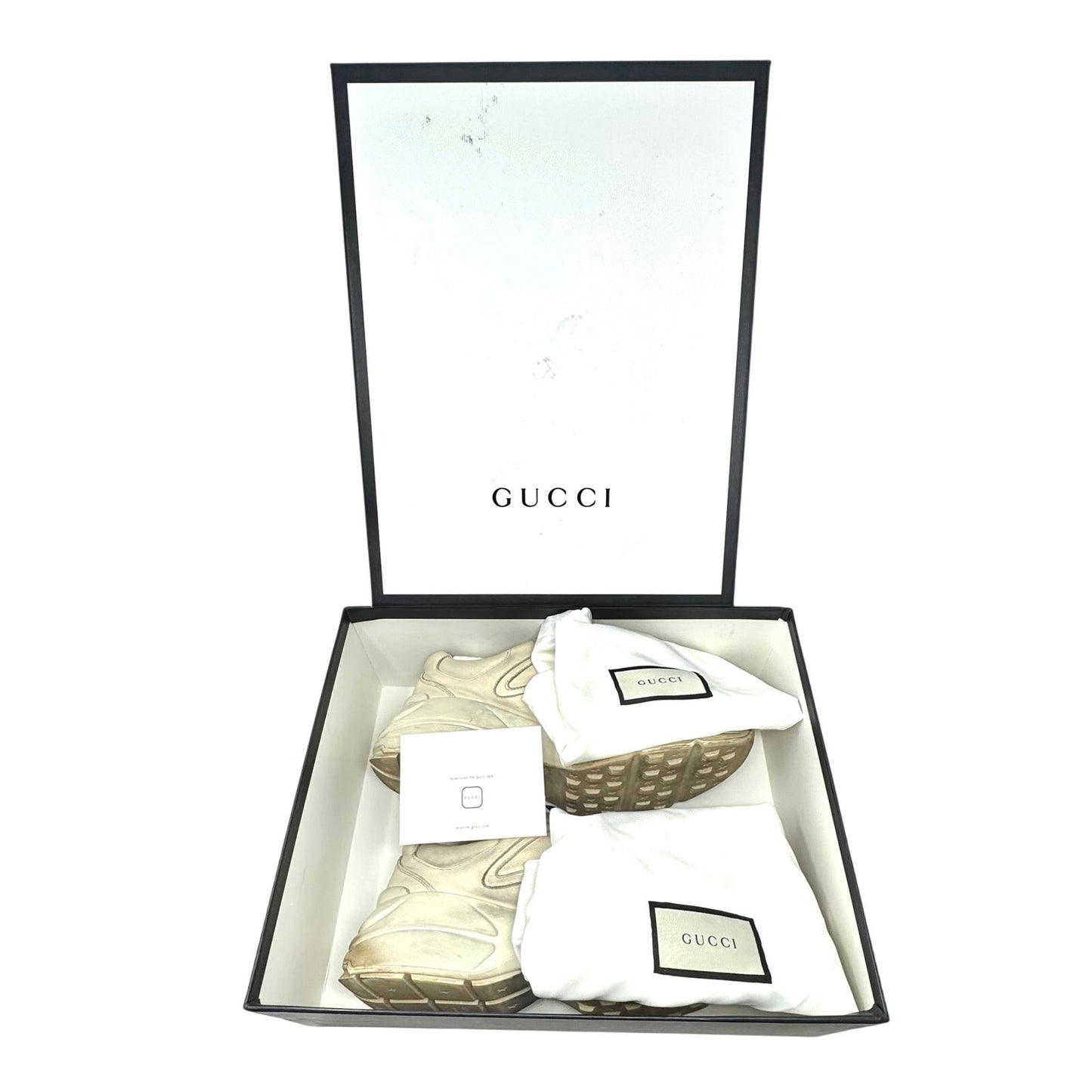 Gucci Distressed Rhyton Sneakers