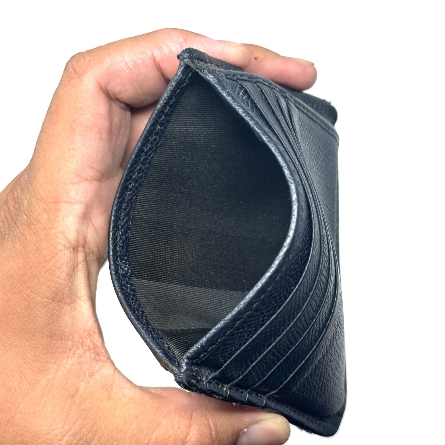 Burberry Navy Cardholder Wallet