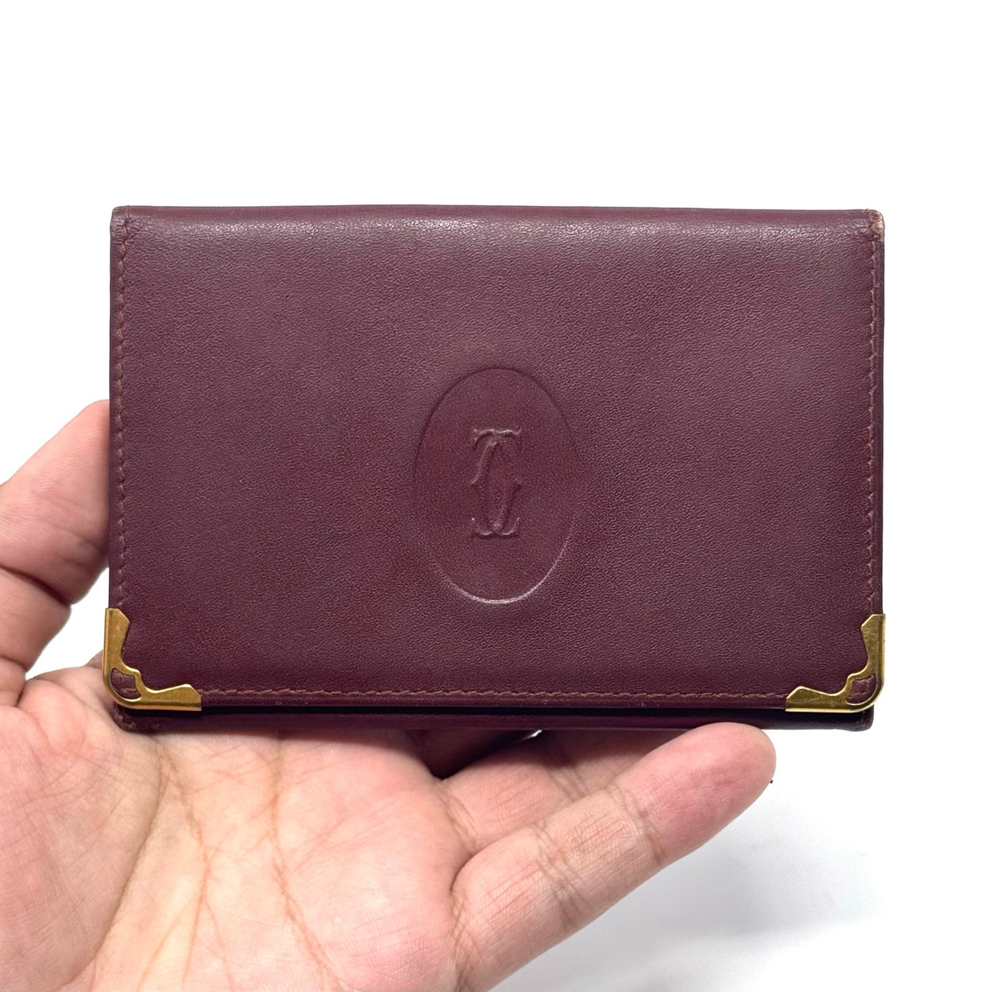 Cartier Dark Red Bifold Wallet