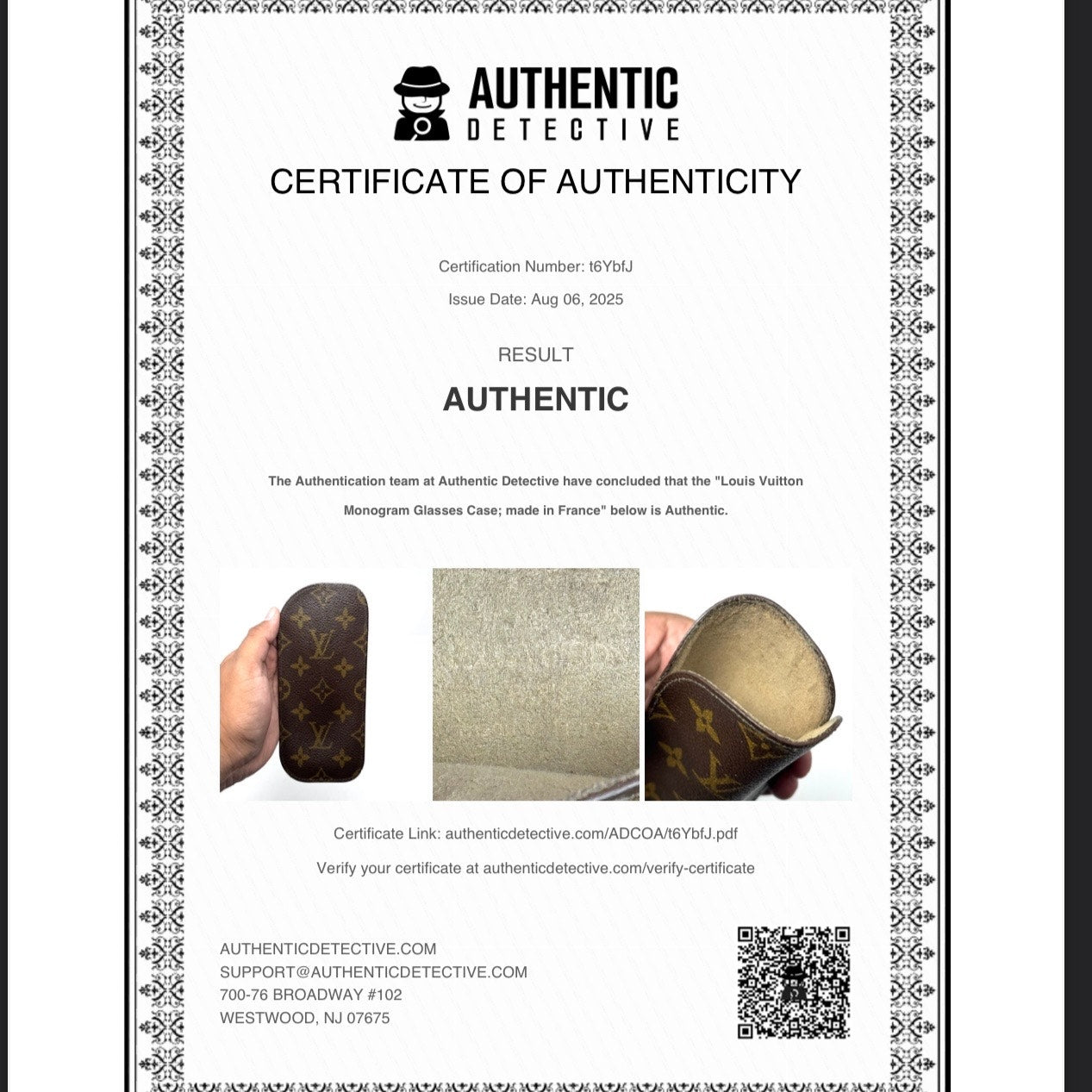 Louis Vuitton Monogram Glasses Case