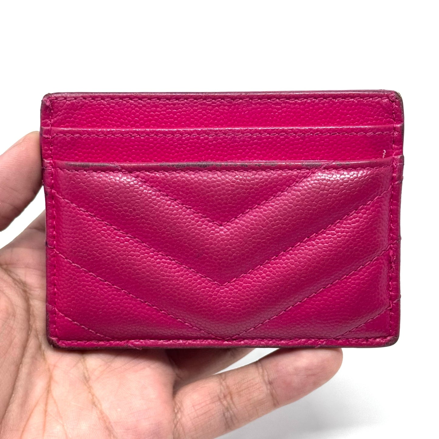 YSL All Black Cardholder Wallet