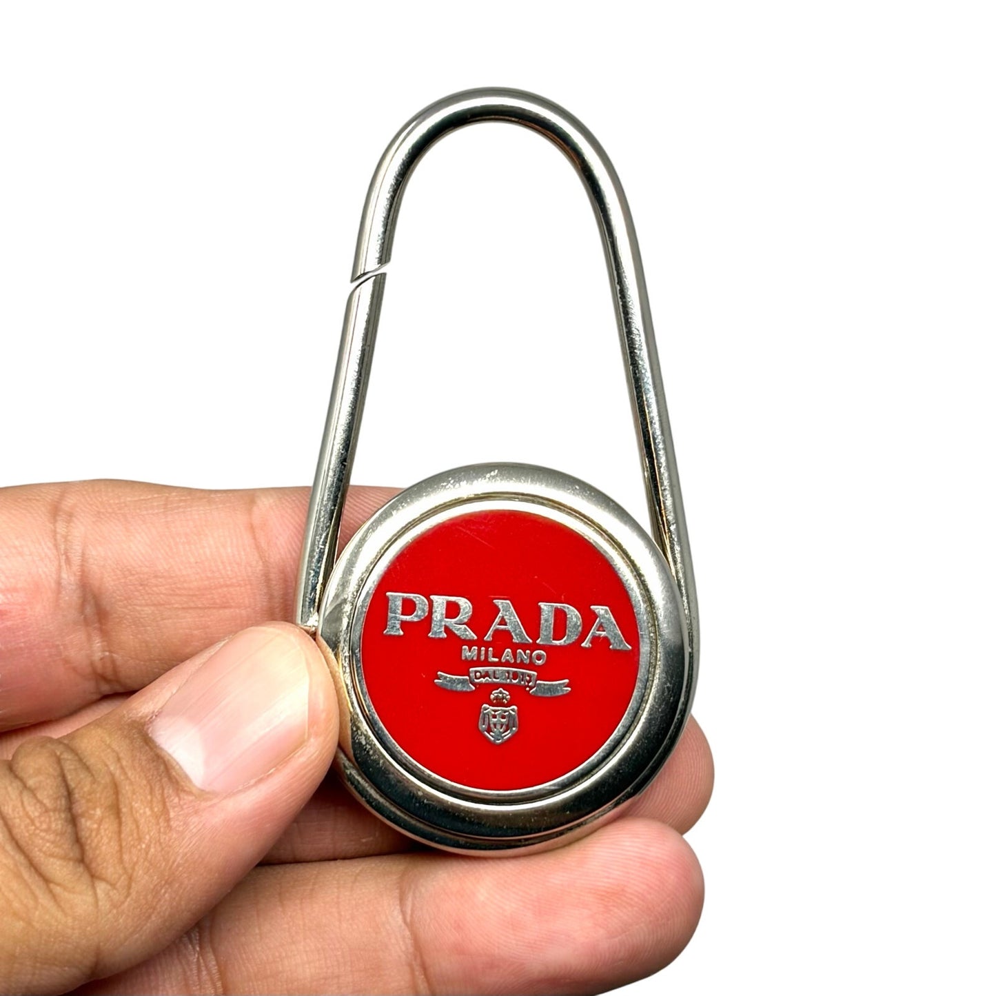 Prada Vintage Metal Keyring