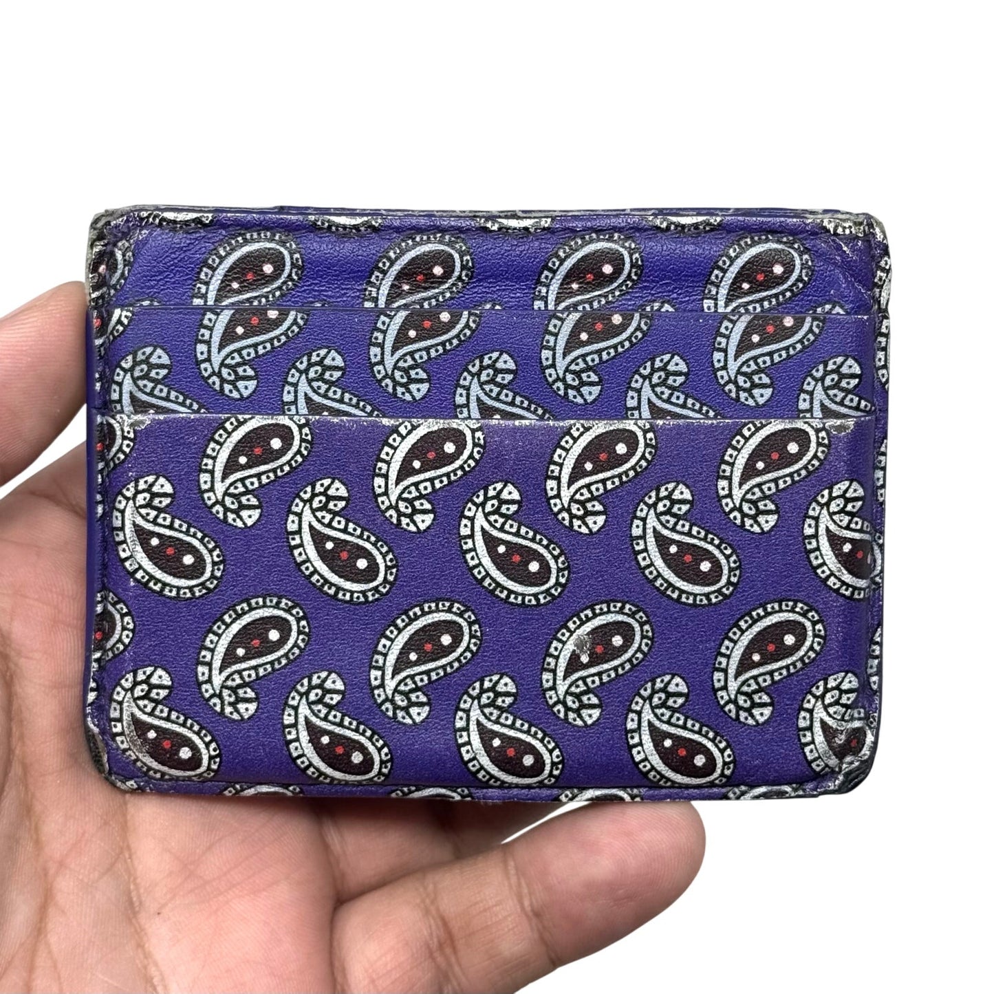 Balenciaga Paisley Cardholder Wallet