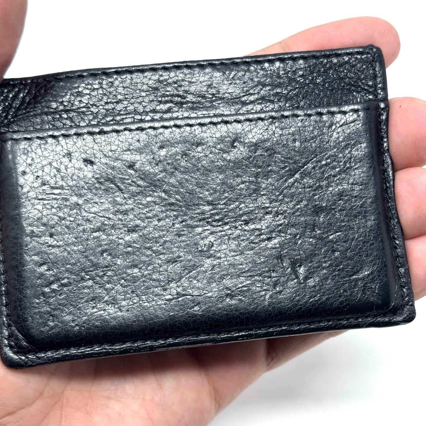 YSL All Black Cardholder Wallet