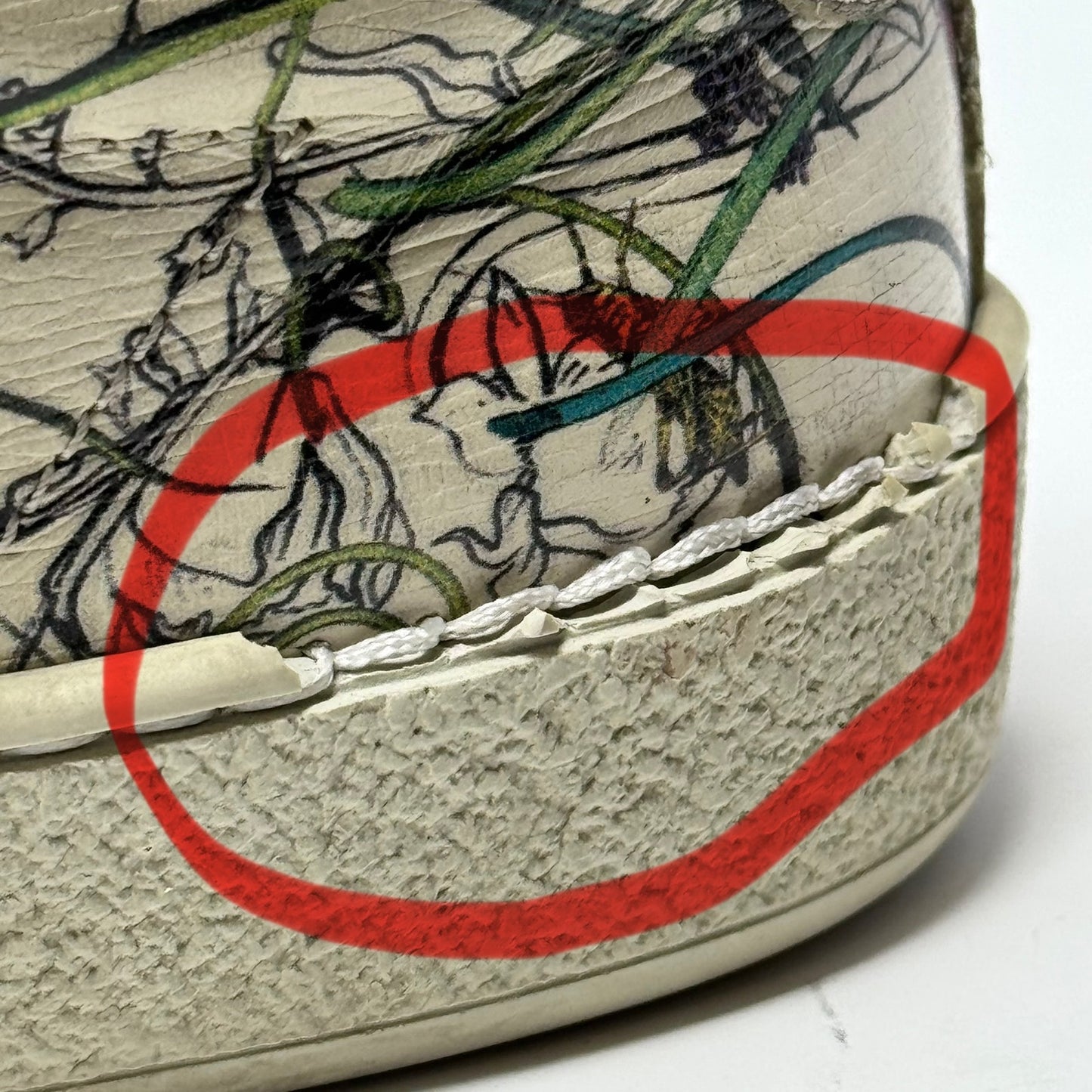 Gucci Flora Print Sneakers