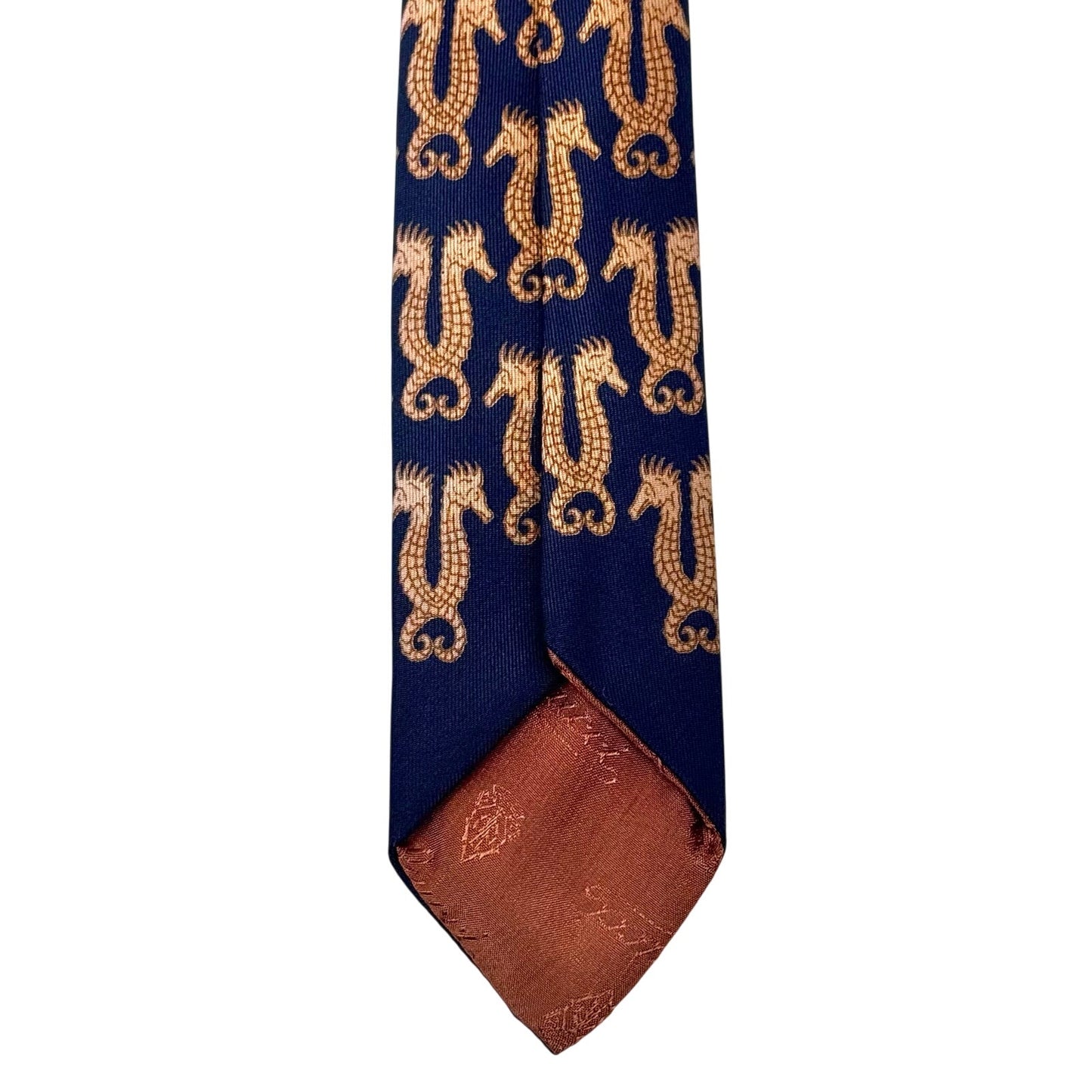 Gucci Seahorse Pattern Tie