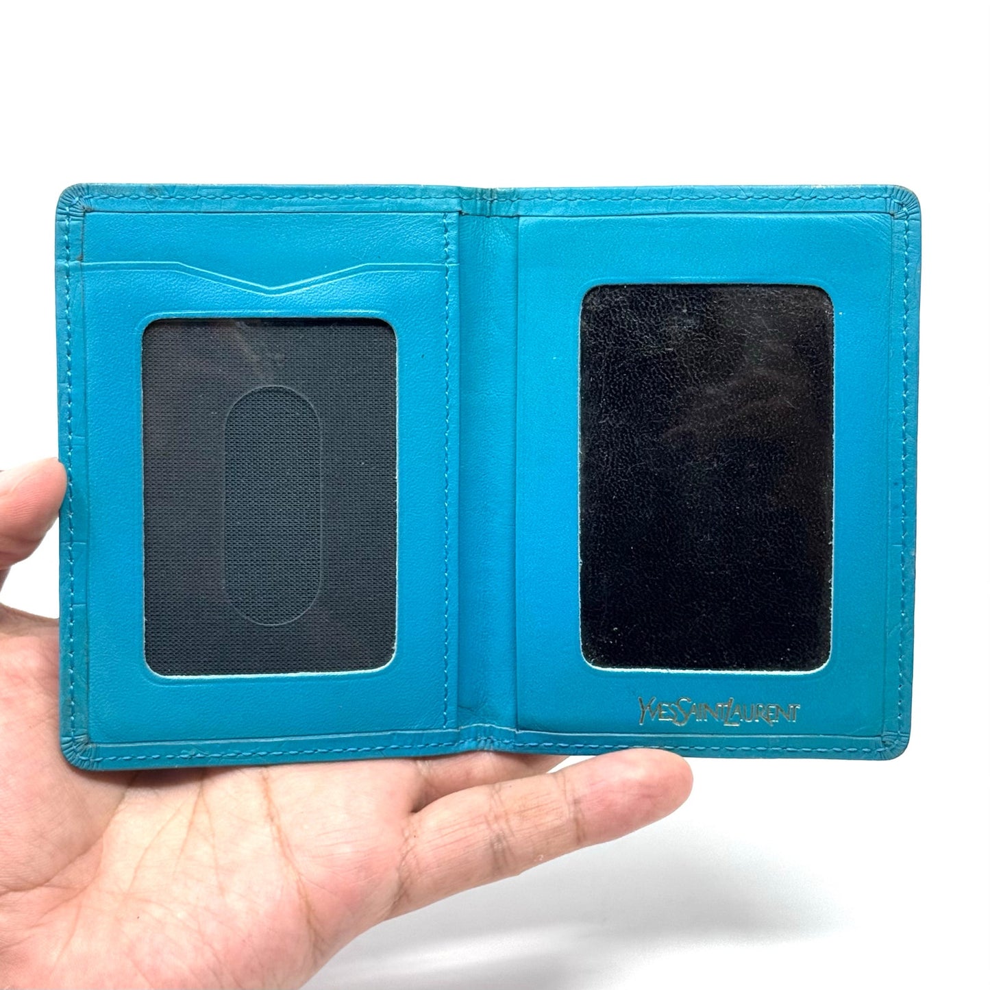 YSL All Black Cardholder Wallet