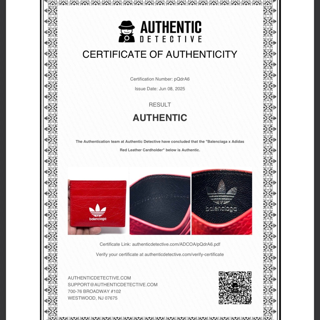 Balenciaga x Adidas Cardholder Wallet