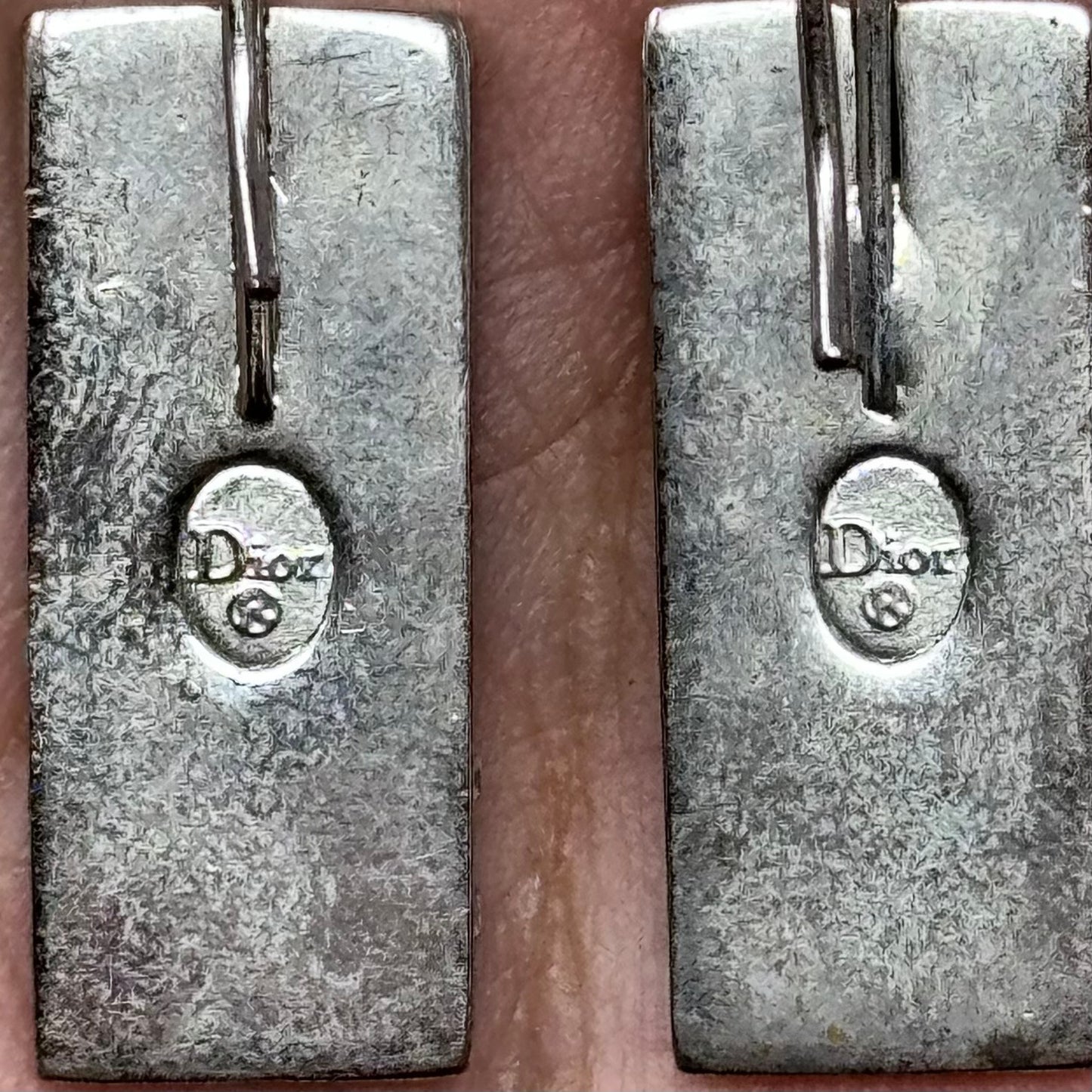 Dior Oblique ‘2’ Earrings