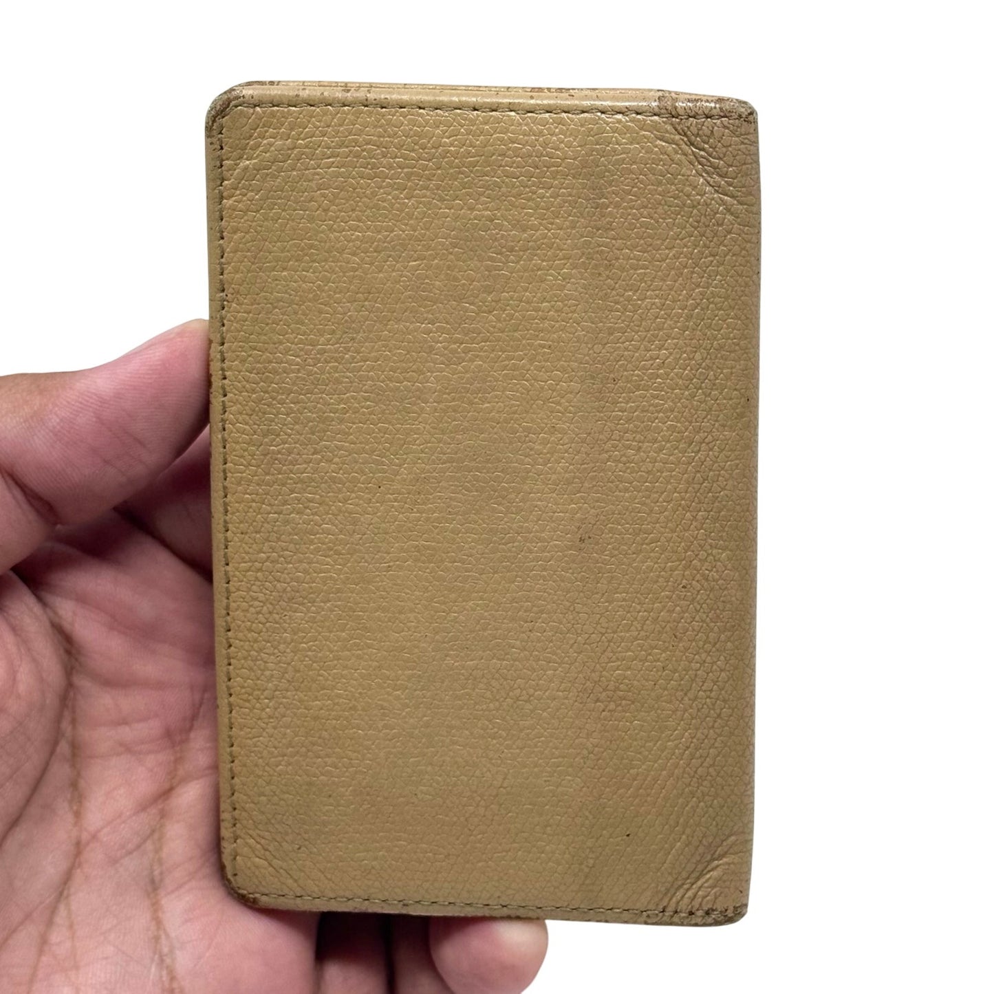 Chanel Beige Bifold Wallet