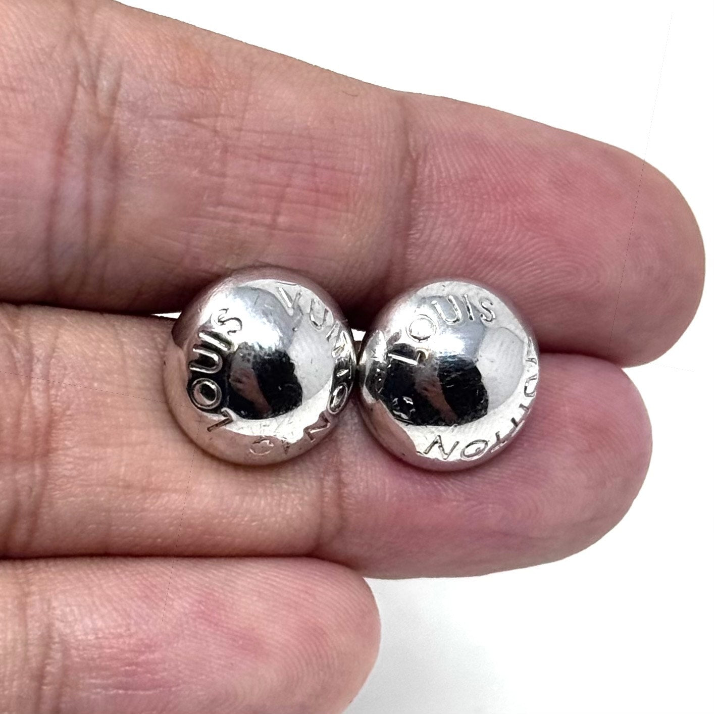 Louis Vuitton Logo Cufflinks