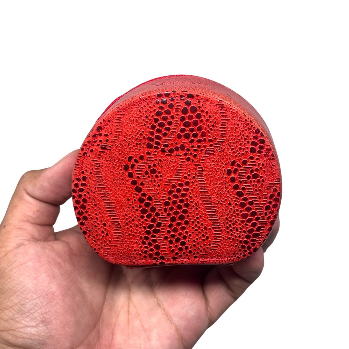 Versace Red Zipper Pouch