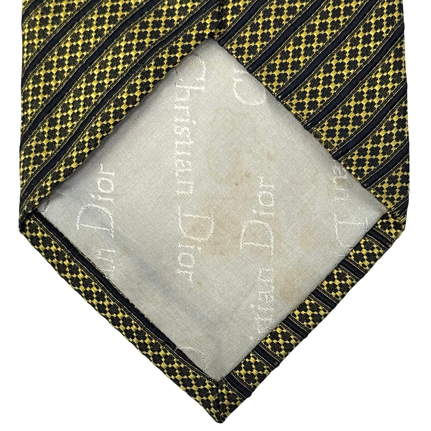 Christian Dior Abstract Pattern Tie