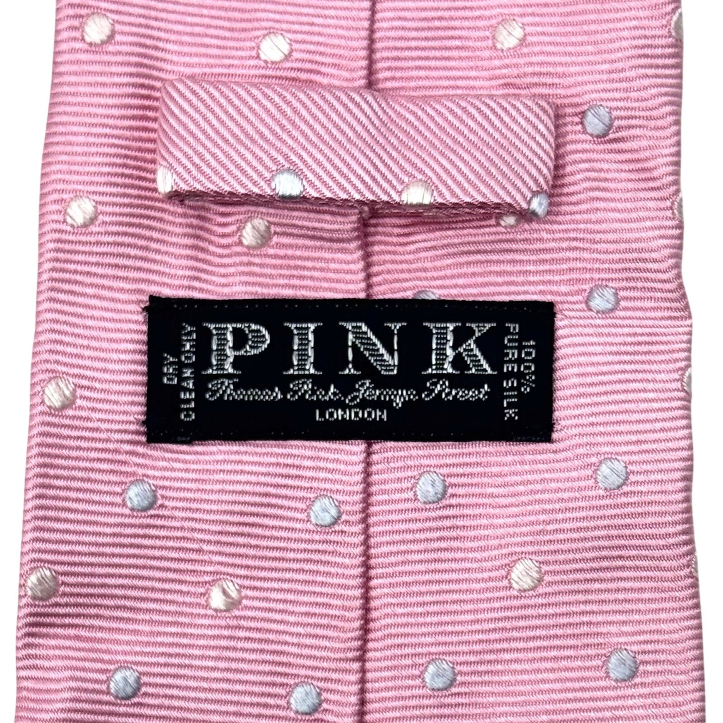 Thomas Pink Polka-Dot Pattern Tie