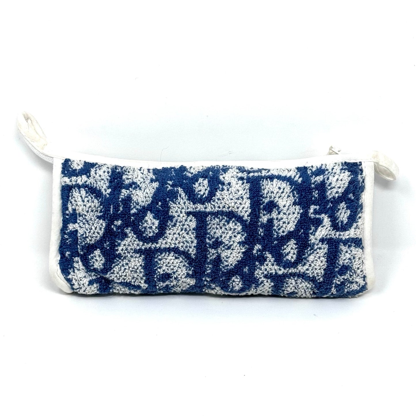 Dior Oblique ‘2’ Terry Cloth Pouch